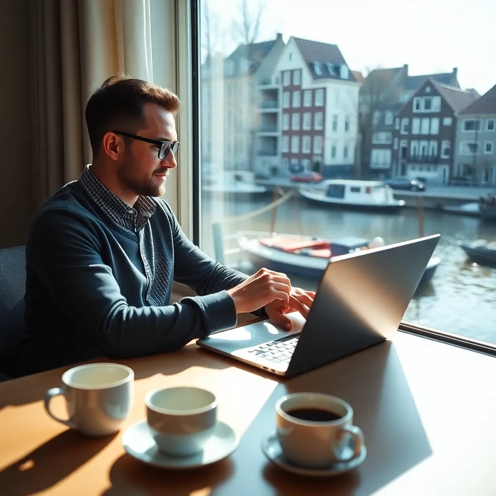 Efficiënte vergadering met timer zichtbaar en deelnemers actief betrokken